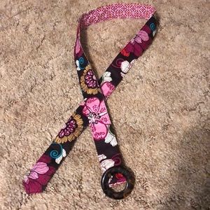 Vera Bradley Mod Floral Pink Belt